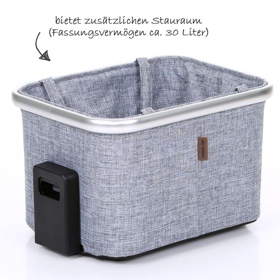 ABC Design Einkaufskorb für Zoom Geschwisterwagen - Graphite Grey