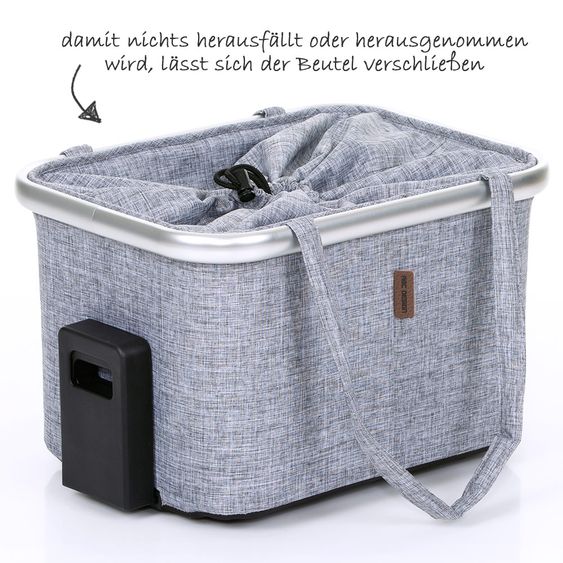 ABC Design Einkaufskorb für Zoom Geschwisterwagen - Graphite Grey