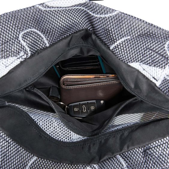 ABC Design Einkaufstasche für Kinderwagen-Schieber (Griff) - Black