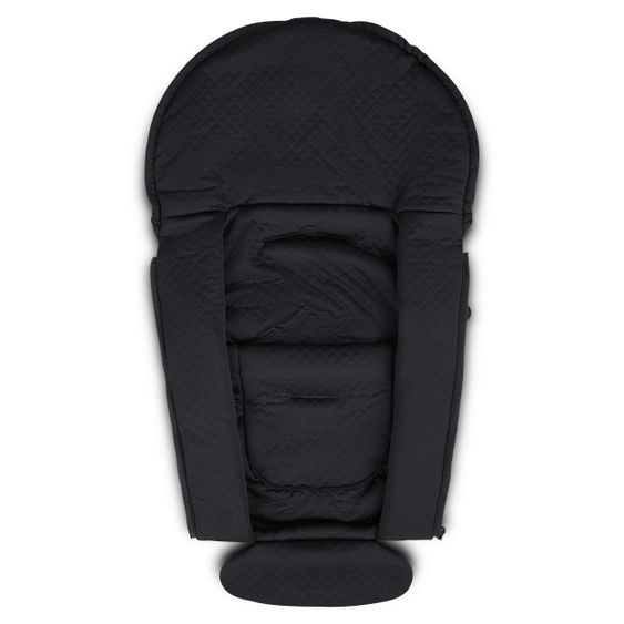 ABC Design Neugeborenen-Fußsack für Babyschale Tulip - Diamond Edition - Black