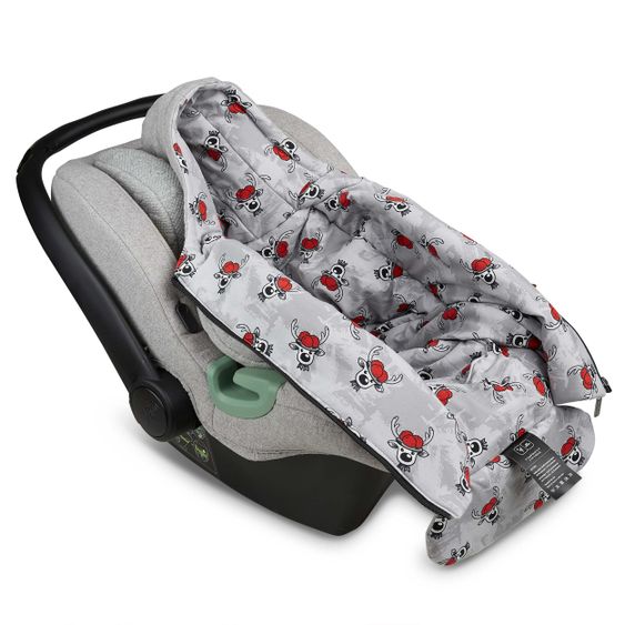 ABC Design Fußsack für Babyschale Tulip - Fashion Edition - Deer