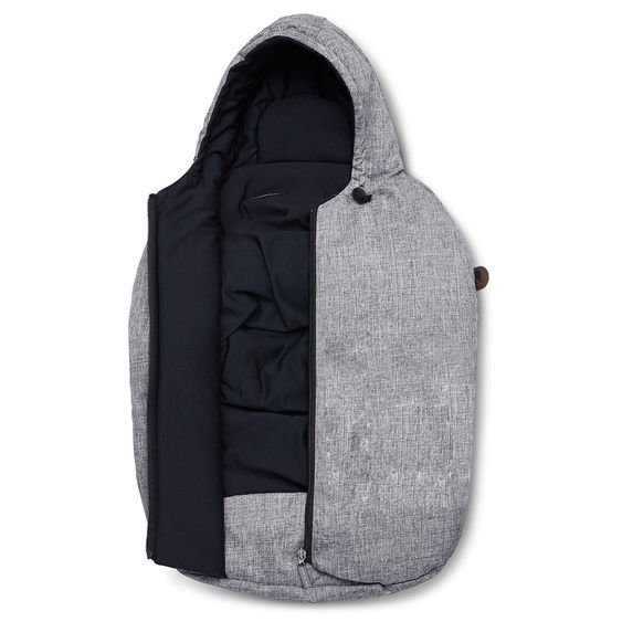 ABC Design Footmuff for infant carrier Tulip - Graphite Grey