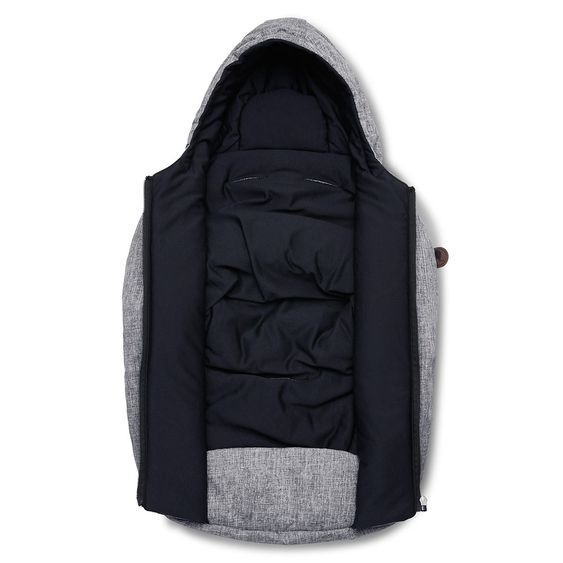 ABC Design Footmuff for infant carrier Tulip - Graphite Grey