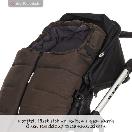ABC Design Fußsack - Graphite Grey