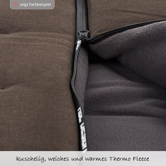 ABC Design Fußsack - Graphite Grey