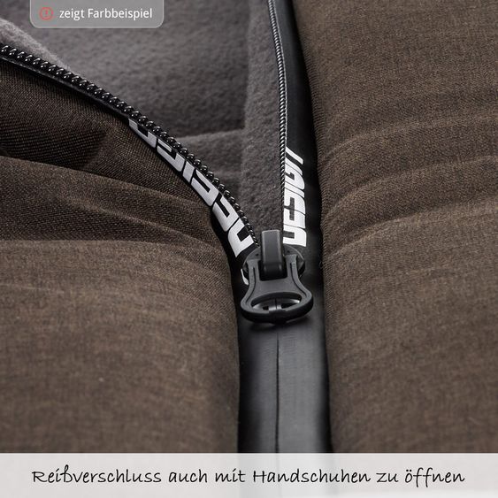 ABC Design Fußsack - Graphite Grey