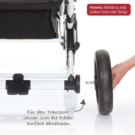 ABC Design Geschwisterwagen Zoom - Coral Grape