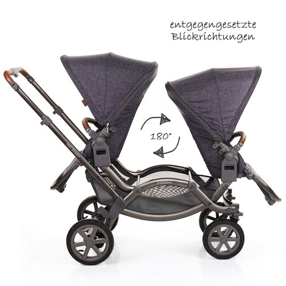 ABC Design Geschwisterwagen & Zwillingskinderwagen Zoom Air - Street