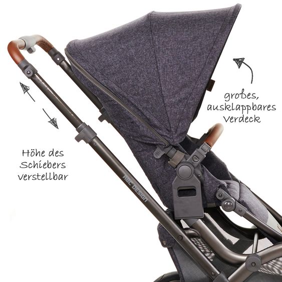 ABC Design Geschwisterwagen & Zwillingskinderwagen Zoom Air - Street
