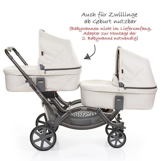 ABC Design Passeggino Zoom Sibling & Twin - Cammello