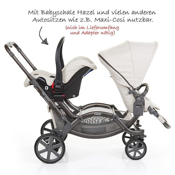 ABC Design Passeggino Zoom Sibling & Twin - Cammello