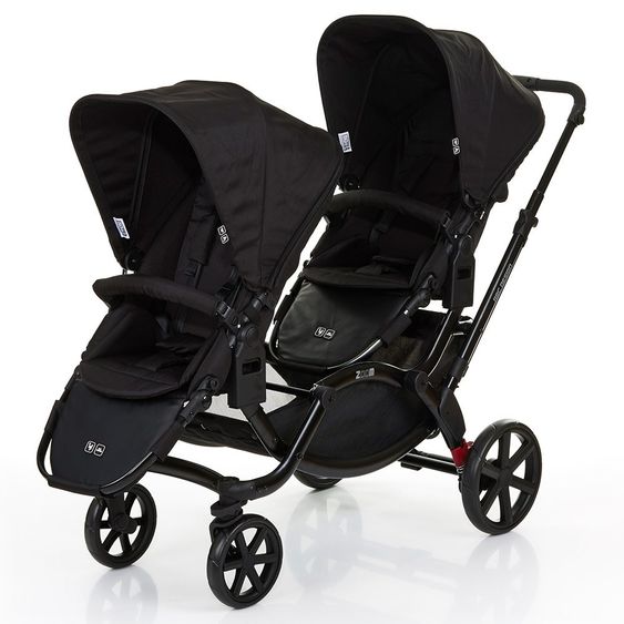 ABC Design Geschwisterwagen & Zwillingskinderwagen Zoom - Coal