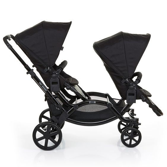 ABC Design Geschwisterwagen & Zwillingskinderwagen Zoom - Coal