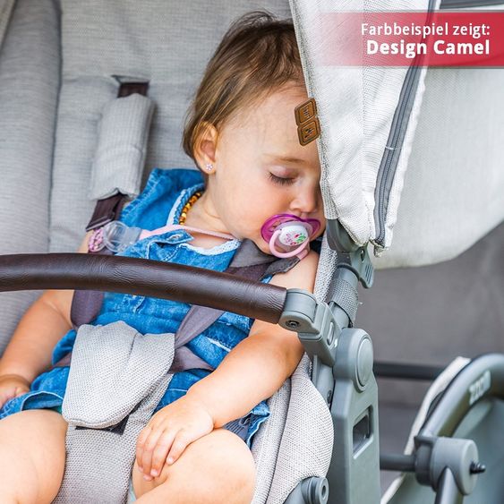 ABC Design Geschwisterwagen & Zwillingskinderwagen Zoom - Coal