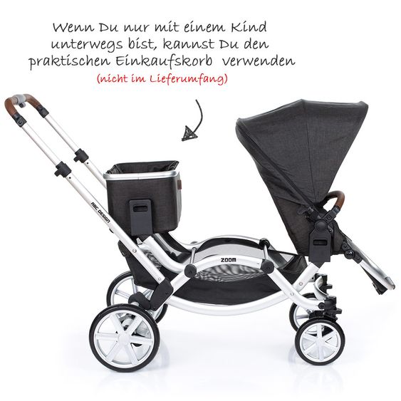ABC Design Geschwisterwagen & Zwillingskinderwagen Zoom - Piano