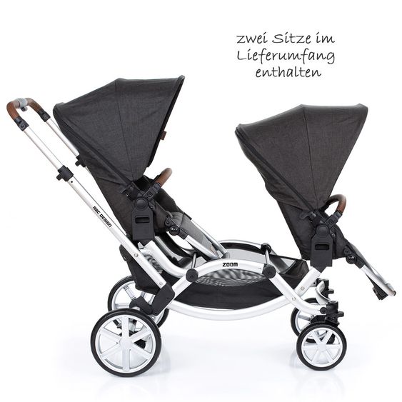 ABC Design Geschwisterwagen & Zwillingskinderwagen Zoom - Piano