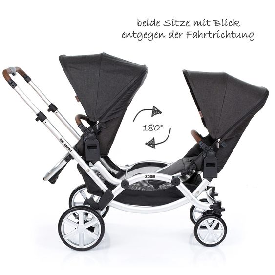 ABC Design Geschwisterwagen & Zwillingskinderwagen Zoom - Piano