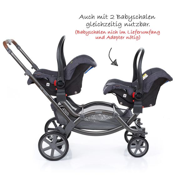 ABC Design Geschwisterwagen & Zwillingskinderwagen Zoom - Street