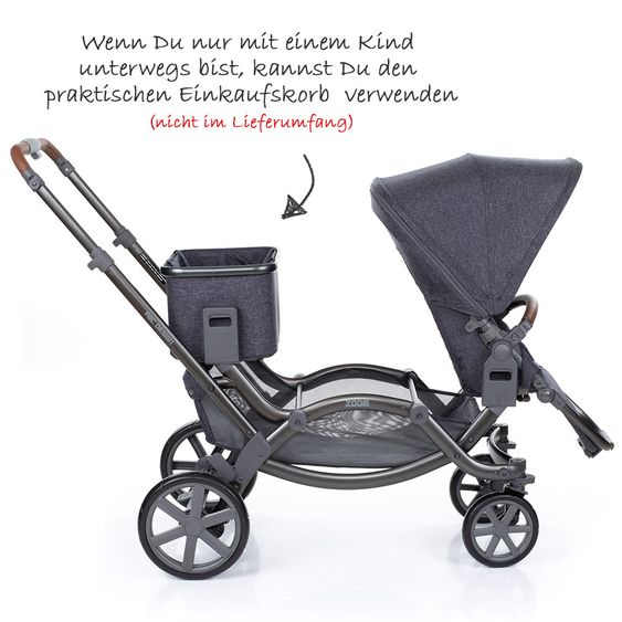 ABC Design Geschwisterwagen & Zwillingskinderwagen Zoom - Street