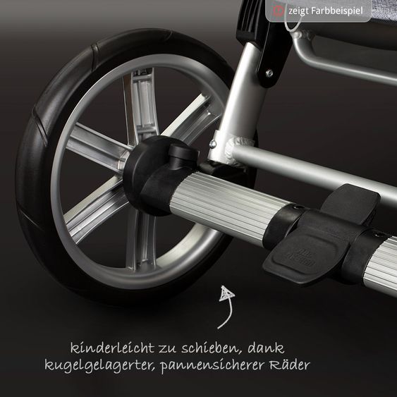 ABC Design Geschwisterwagen & Zwillingskinderwagen Zoom - Street
