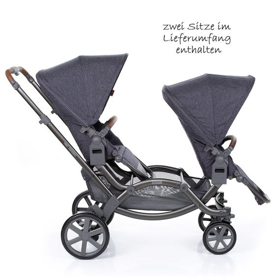 ABC Design Geschwisterwagen & Zwillingskinderwagen Zoom - Street