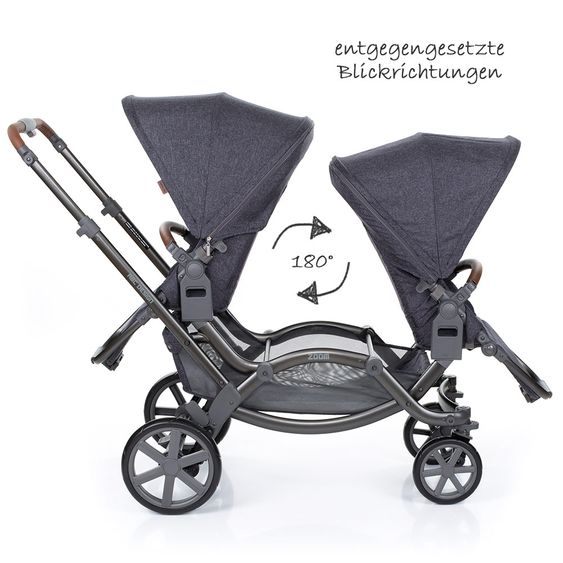 ABC Design Geschwisterwagen & Zwillingskinderwagen Zoom - Street