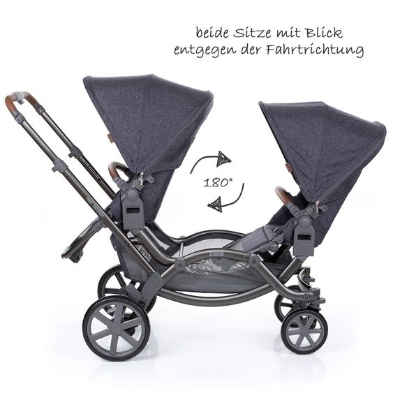 ABC Design Geschwisterwagen & Zwillingskinderwagen Zoom - Street