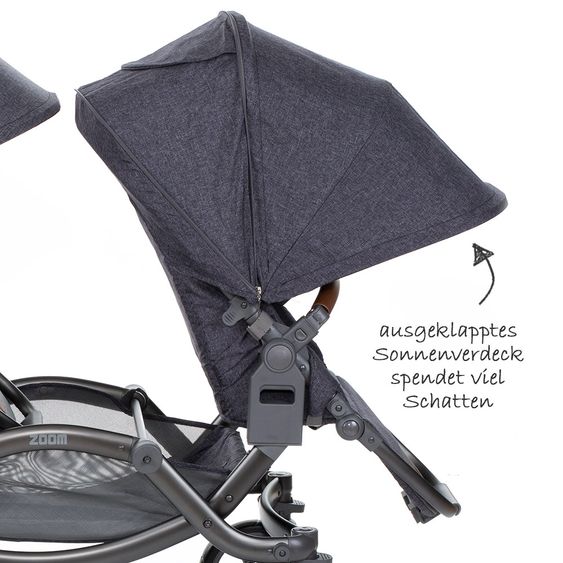 ABC Design Geschwisterwagen & Zwillingskinderwagen Zoom - Street