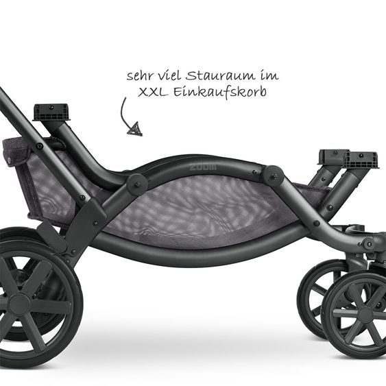 ABC Design Geschwisterwagen & Zwillingskinderwagen Zoom - Street