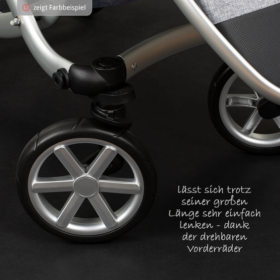 ABC Design Geschwisterwagen & Zwillingskinderwagen Zoom - Street