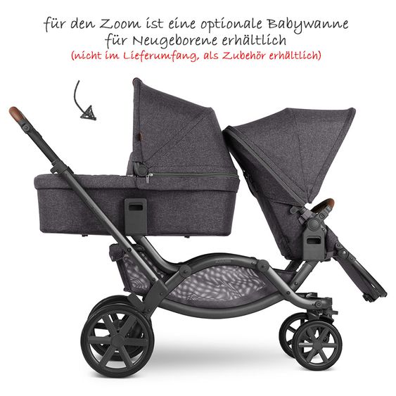 ABC Design Geschwisterwagen & Zwillingskinderwagen Zoom - Street