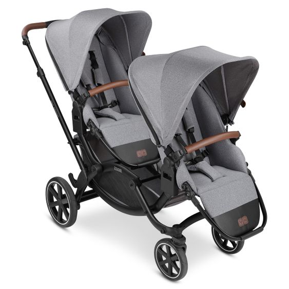ABC Design Geschwisterwagen & Zwillingskinderwagen Zoom - Tin