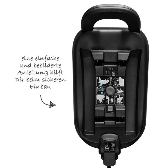 ABC Design Isofix Base für Babyschale Tulip (Basis für Autositz) - Black