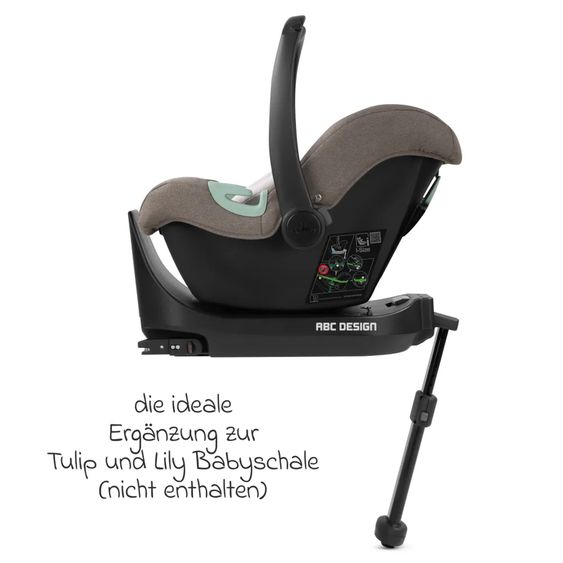 ABC Design Isofix Base Root (um 360° drehbar) für Tulip und Lily - Black