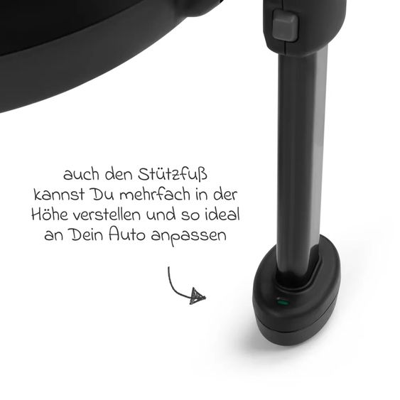 ABC Design Isofix Base Root (um 360° drehbar) für Tulip und Lily - Black