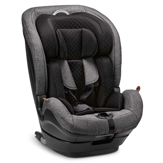 ABC Design Kindersitz Aspen - 2in1 - i-Size Autositz / 76-150 cm - Diamond Edition - Asphalt