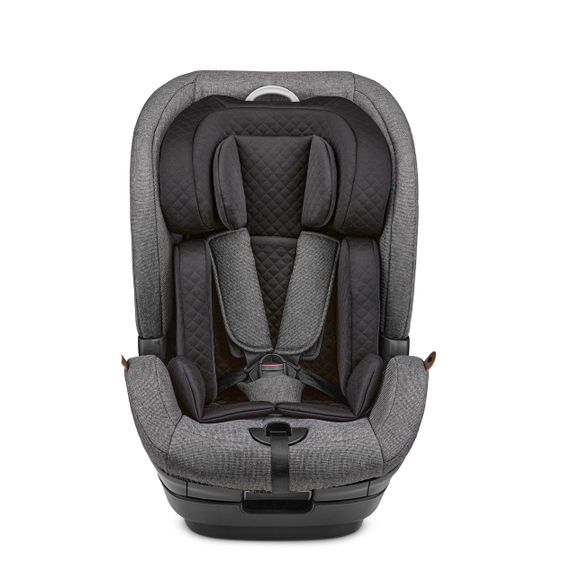 ABC Design Kindersitz Aspen - 2in1 - i-Size Autositz / 76-150 cm - Diamond Edition - Asphalt