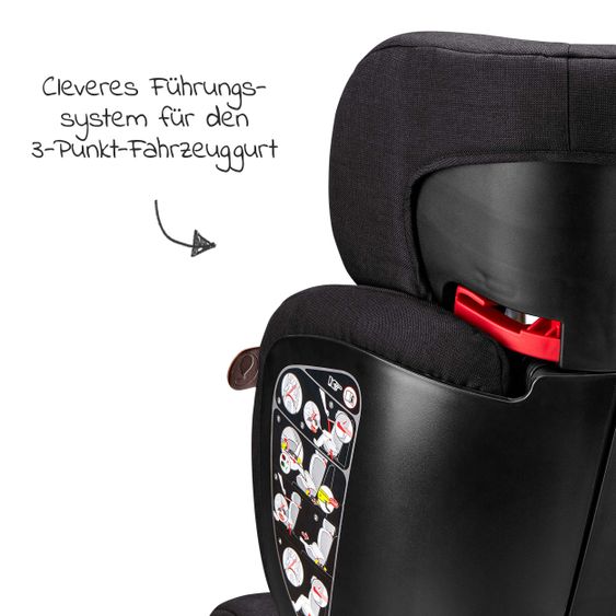 ABC Design Kindersitz Mallow (Autositz Gruppe 2/3) - Diamond Edition - Black