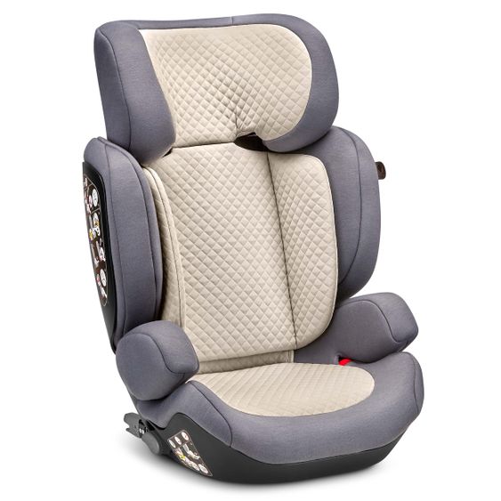 ABC Design Kindersitz Mallow (Autositz Gruppe 2/3) - Fashion Edition - Stone