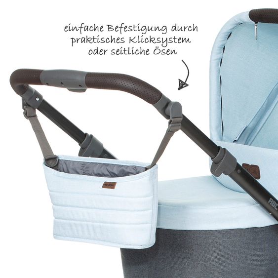ABC Design Kinderwagen Organizer inkl. kleiner Zusatztasche - Ice