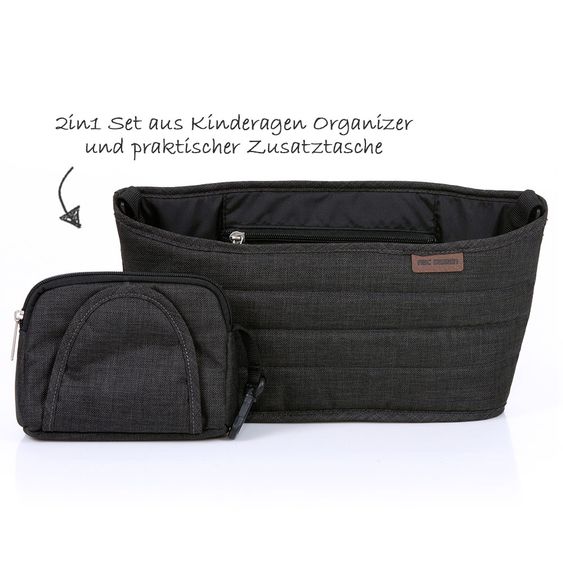 ABC Design Kinderwagen Organizer inkl. kleiner Zusatztasche - Piano