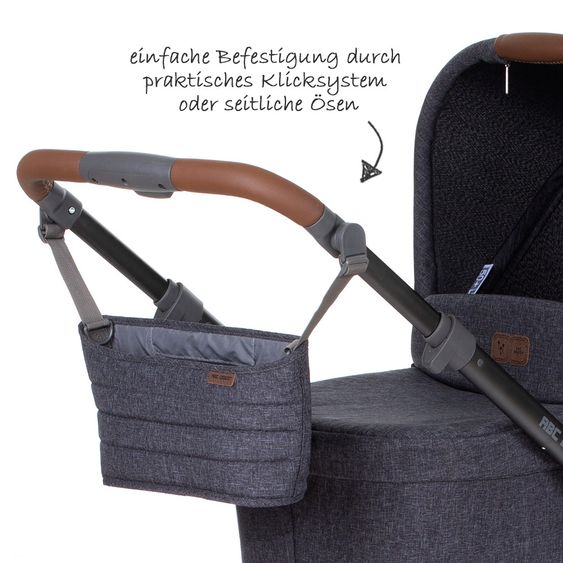 ABC Design Organizzatore per carrozzina con piccola borsa aggiuntiva - Street