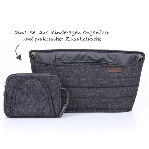 ABC Design Organizzatore per carrozzina con piccola borsa aggiuntiva - Street