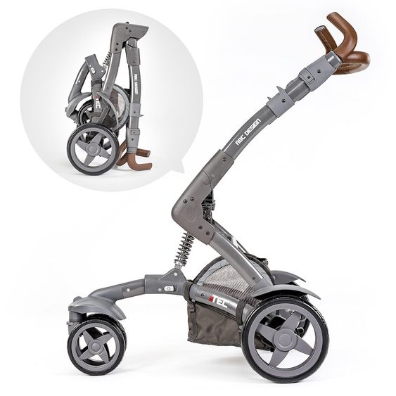 ABC Design Combi pushchair 3-Tec incl. carrycot - Style Edition - Street