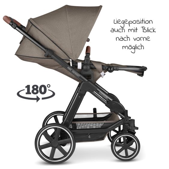 ABC Design Passeggino Condor 4 Combi - incluso navicella e seggiolino sportivo - Fashion Edition - Natura