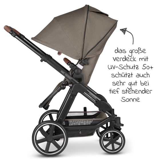 ABC Design Passeggino Condor 4 Combi - incluso navicella e seggiolino sportivo - Fashion Edition - Natura