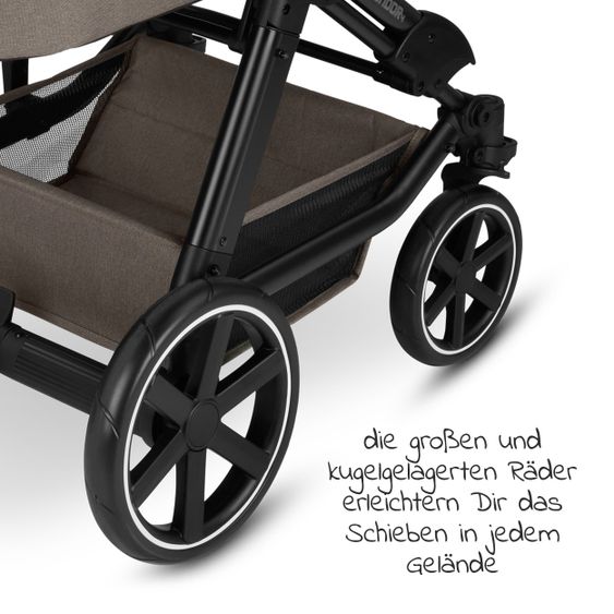 ABC Design Passeggino Condor 4 Combi - incluso navicella e seggiolino sportivo - Fashion Edition - Natura