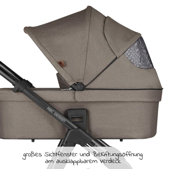 ABC Design Passeggino Condor 4 Combi - incluso navicella e seggiolino sportivo - Fashion Edition - Natura