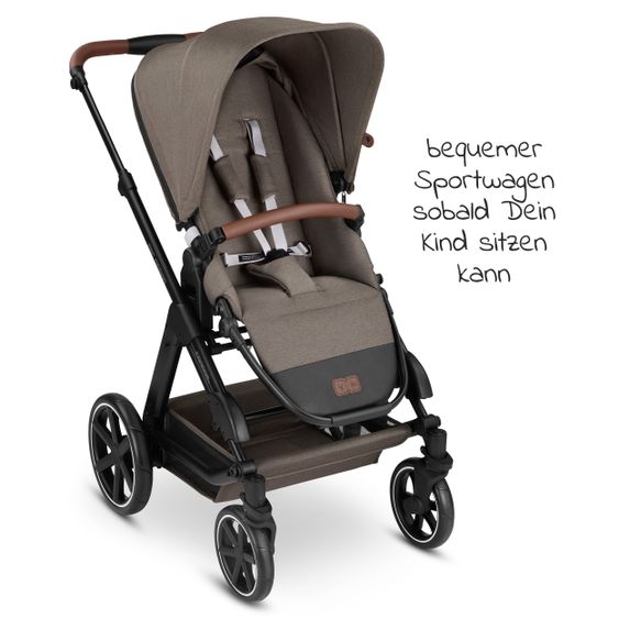 ABC Design Passeggino Condor 4 Combi - incluso navicella e seggiolino sportivo - Fashion Edition - Natura
