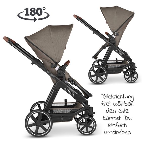 ABC Design Passeggino Condor 4 Combi - incluso navicella e seggiolino sportivo - Fashion Edition - Natura